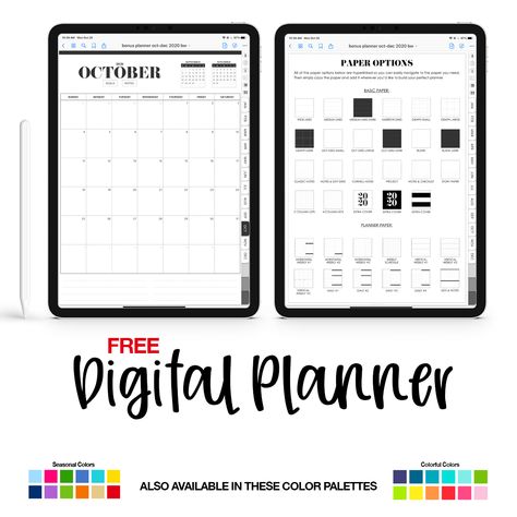 Free Download Planner Goodnotes, Free Digital Planner Samsung Notes, Free Digital Planner, Ipad Essentials, Free Notebook, Holiday Stationery, A5 Printables, Paper Planner, Daily Planner Pages