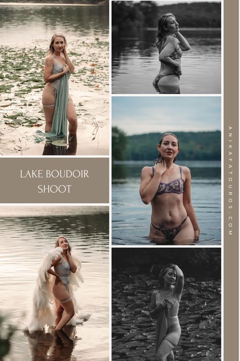 What's better than an indoor boudoir photoshoot? An outdoor photoshoot, like this one at the lake! If you love nature, let's incorporate it into your boudoir photoshoot! Want more inspo for your boudoir photos? Check out my Pinterest profile. Better yet - go take a look at my website by clicking the link! Lake Watershoot // Beach Editorial Photoshoot // Lake Boudoir Water Photoshoot // MUSE Ambassador // Boudoir Photography Beach Editorial Photoshoot, Body Positive Photography, Beach Editorial, Westchester New York, Water Photoshoot, Ambassador Program, Editorial Photoshoot, Pinterest Profile, Outdoor Photoshoot