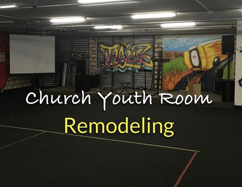 Church Youth Room Remodeling - Minnesota Church Remodel Project Youth Room Ideas Church, Youth Room Ideas, Rustic Bedroom Colors, Youth Room Church, Youth Ministry Room, Youth Group Rooms, Church Lobby, Youth Rooms, Building An Addition