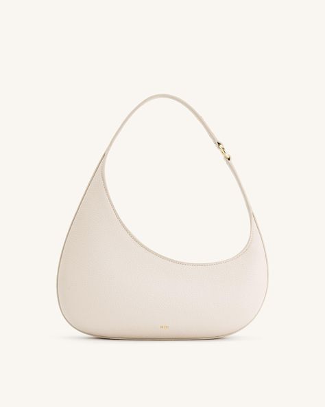 Harlee Shoulder Bag - Ivory Cream Shoulder Bag, White Leather Shoulder Bag, Designer Bags 2024, Trendy Things To Buy, White Bag Outfit, Jw Pei Bag, Classy Purses, Bags Unique, Jw Pei