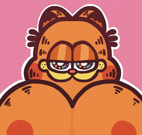 Garf. #garfield #garfieldfanart #fanart #art #cuteart #memeart #cartoonart Cartoon Art, Cute Art, Fan Art, Memes, Quick Saves, Art