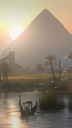 Starověký Egypt, Egypt Concept Art, Pyramids Egypt, Ancient Egypt History, Ancient Egypt Art, Egyptian Pyramids, Egypt History, Egypt Art, Pyramids Of Giza