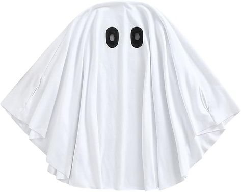 Amazon.com: Ayalinggo Toddler Ghost Costume Child Kids Halloween Poncho Boo Outfit White Sheet Cloak Cape Cosplay Performance Clothes (A Sheet Ghost,7-9 Years) : Clothing, Shoes & Jewelry Ghost Costume Sheet, Toddler Ghost Costume, Sheet Ghost, Ghost Costume, White Sheet, Baby Words, Toddler Halloween Costumes, Outfit White, Toddler Costumes