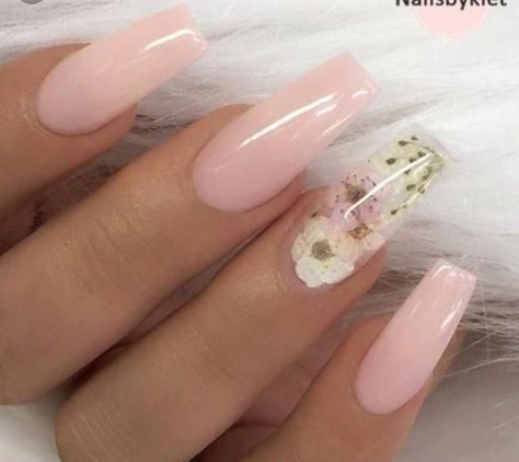 Nagel Tips, Pink Nail, Trim Nails, Beautiful Nail Designs, Cool Nail Designs, Summer Nail, My Nails, Nail Decorations, Pressed Flower