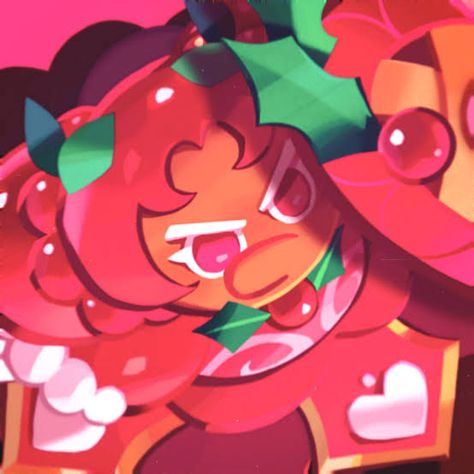 Hollyberry Cookie, Berry Cookies, Cookie Icon, Raspberry Cookies, Legendary Dragons, Cookie Run Kingdom, Strawberry Cookies, Edible Cookies, Red Icons:)