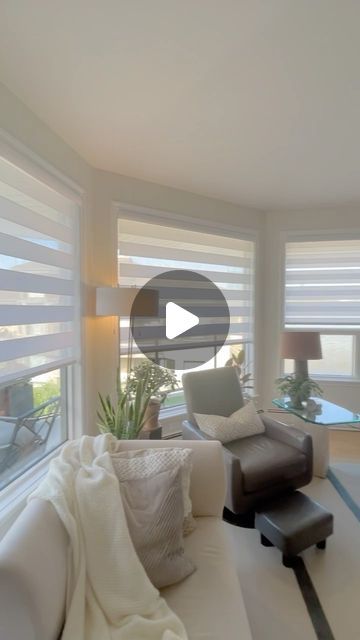 Sun Peaks Blinds & Drapery on Instagram: "Transform your home with custom, dual banded shades! 

Not only do they add a modern touch to any room, but they also provide practical benefits. 
Control the amount of natural light entering your space with ease, and enjoy increased privacy when you need it. 
Plus, with a variety of colors and styles to choose from, you can find the perfect shades to match your decor. 

Upgrade your home today with custom, dual banded shades! 

#homedecor #shades #customshades #dualbandedshades #interiordesign #bchomebuilders #thompsoninokanagan #CustomWindowCoverings #customhomedesign" Bedroom Blinds Ideas, Layered Window Treatments, Modern Window Treatments, Custom Window Coverings, Bedroom Blinds, Modern Window, Custom Shades, Custom Home Designs, Upgrade Your Home