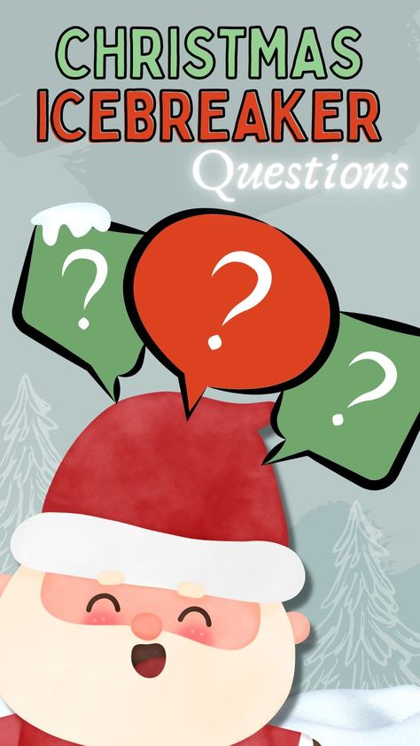 Christmas Party Get To Know You Games, Holiday Ice Breaker Questions, Christmas Never Have I Ever Questions, Holiday Questions Conversation Starters, Christmas Icebreaker Questions, Christmas Kahoot Questions, Christmas Polls Questions, Christmas Get To Know You Games, Christmas Game Questions