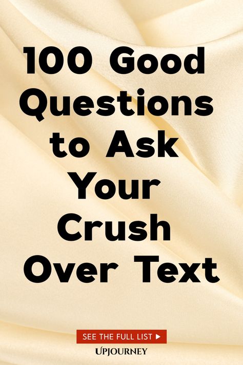 100 Good Questions to Ask Your Crush Over Text Convo Topics With Crush, Sweet Conversation Text Messenger, Keep The Conversation Going, Fun Questions To Ask Your Crush, Conversation To Have With Your Crush, Thing To Ask Your Crush, Things To Talk To Your Crush About, Questions To Ask Over Text, Questions To Ask A Boy Over Text