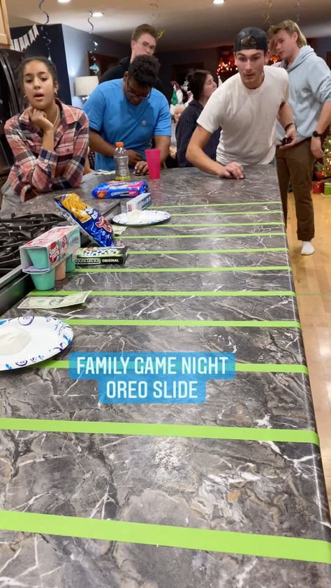 justthebells10 on Instagram: Our Family of 10 Family Game Night! #bigfamilyfun #family #funtime #holidayseason #bigfamilylife #familytime #weekendvibes #momof8… Outdoor Game Night, Family Party Food Ideas, Tik Tok Family Games, Family Event Ideas, Family Challenge Games, Family Fun Night Ideas At Home, Fun Family Games Indoor, Family Olympic Games, Family Party Games Indoor