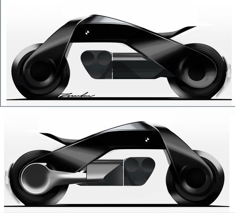 BMW Motorrad Vision Next 100 Concept Design Sketch Render Motorcycle Concept, Props Design, Sketch Cartoon, Bike Sketch, Motorbike Design, Futuristic Motorcycle, Concept Motorcycles, Design Texture, Bmw Cafe Racer