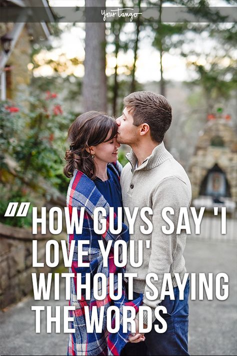 How Guys Say 'I Love You' Without Saying The Words | YourTango Love You Without Saying It, How Do I Tell You I Love You, What To Tell Him To Make Him Smile, Loving A Man You Cant Have, How To Say I Like You Without Saying It, I Love This Man, How Do I Tell Him I Love Him, Say I Love You Without Saying I Love You, Signs He Loves You Without Saying It