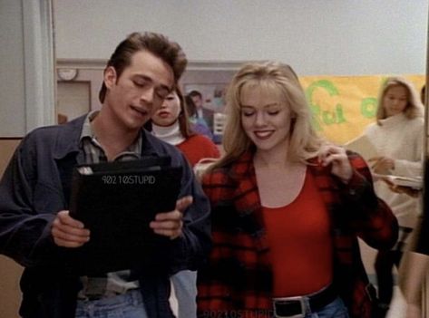 Kelly 90210, Jenny Garth, Dylan Mckay, 90210 Fashion, Kelly Taylor, Best Tv Couples, Jennie Garth, Luke Perry, Beverly Hills 90210