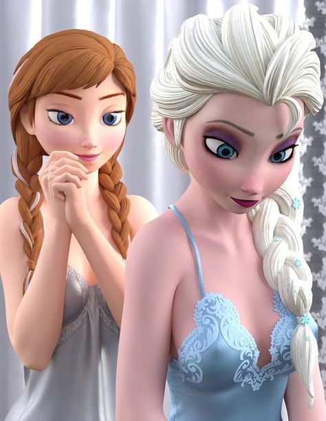 Frozen Yuri, Elsa Wallpaper, Animated Women, Bathroom Ideas With Bathtub, Elsa 2, Frozen Fan Art, Disney Princess Fan Art, Frozen Disney Movie, Frozen Elsa And Anna