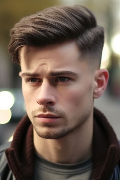 Men Hairstyles With Beard, Mens Bread Style For Men, Classic Fade Haircut Men's, Boys Hair Styles 2024, Hair Cuts For Boys 2024, Hair Styles Boys Men, Best Hairstyles For Oval Face Shape, Oval Face Hairstyles Mens, New Hairstyles For 2024