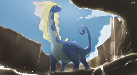 Aurorus by ~mark331 Pokemon Aurorus, Aurorus Pokemon, Ancient Pokemon, Deviantart Pokemon, Fossil Pokemon, Fire Pokemon, Pokémon Diamond And Pearl, Pokemon X And Y, Pokémon X And Y