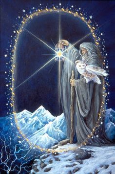 Cathy Mcclelland, The Hermit Tarot, Fantasy Wizard, The Hermit, Tarot Cards Art, Have Inspiration, Tarot Art, Visionary Art, Arte Fantasy