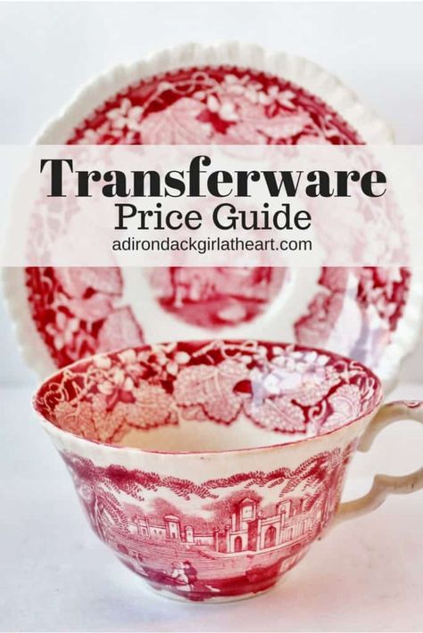 Antique & Vintage Transferware Price Guide Transferware Dishes, Vintage Transferware, Red Transferware, Vintage Dishware, Blue Dinner Plates, Holiday Plates, Blue Dishes, English And French, Antique Dishes