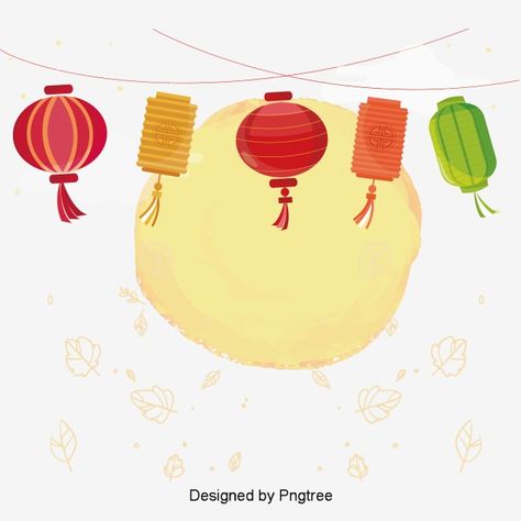 Festivals, mid-Autumn Festival, autumn, Chinese style, hand-painted, graphic, design, color, material, aesthetic, romantic, decoration, hand-painted Thadingyut Festival Design, Graphic Design Color, Festival Paint, Golden Week, Autumn Png, Chinese Art Painting, Festival Theme, Moon Festival, New Year Special