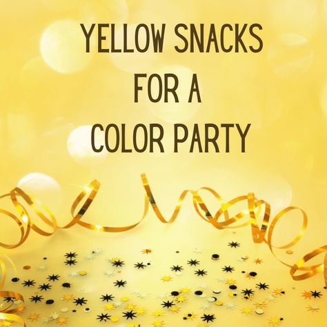 Ultimate List of 150+ Yellow Snack Foods for a Color Party – Food To Bring Party Food To Bring, Color Party Food, Red Snacks, Yellow Desserts, Honey Mustard Pretzels, Yogurt Covered Pretzels, White Cranberry Juice, Raspberry Ice Cream, Pecan Ice Cream