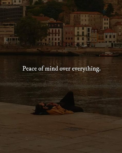 Peace of mind over everything #BestQuotesoftheDay #GetMotivated #Inspirational #WordsofWisdom #WisdomPearls #BQOTD Motivational Quotes For Life, English Quotes, Better Life Quotes, Love Words, Real Quotes, Peace Of Mind, Better Life, Meaningful Quotes, Dream Life