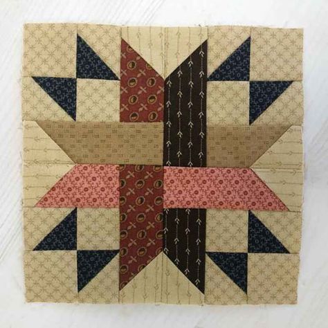 Block Heads 2 – Block 40 Block Heads Quilt Blocks, Traditional Quilt Blocks, Ribbon Star, Buttermilk Basin, Moda Blockheads, Kim Diehl, Block Head, Quilt Care, Sampler Quilts