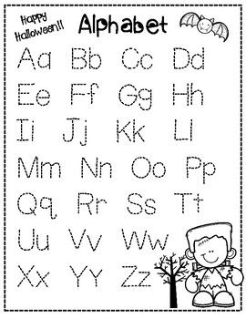 Halloween Activities by Learning Palace | Teachers Pay Teachers Halloween Alphabet Worksheets, Halloween Abc Worksheet, Halloween Cognitive Activities, Halloween Preschool Activities, Halloween Activities For Preschool, Halloween Kindergarten, Fall Preschool Activities, Halloween Worksheets, Fall Lessons