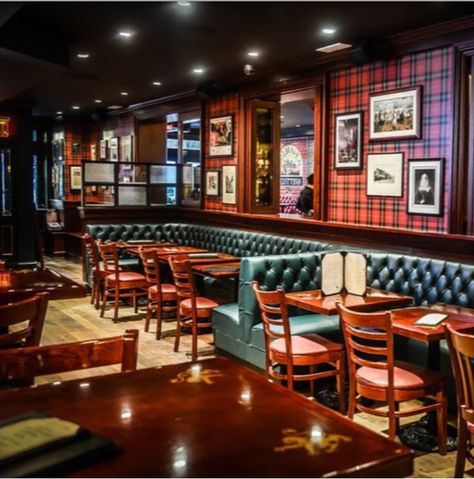 Scottish Scottish Pub Interior, Scottish Restaurant, Irish Pub Design, Bistro Interior, Restaurant Booth, Pub Interior, Pub Design, Bar Interior Design, Luxury Bar