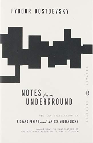 Notes From The Underground, Notes From Underground, Classics Book, The Brothers Karamazov, Oprahs Book Club, Fyodor Dostoevsky, Reading Notes, Fyodor Dostoyevsky, Vintage Classics