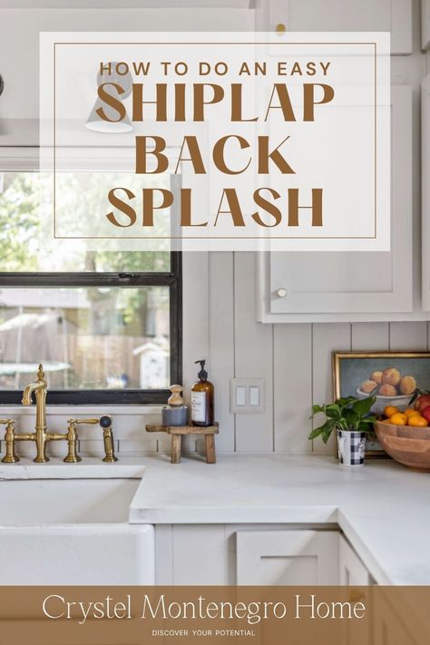 Revamp your kitchen on a budget with these stunning shiplap backsplash ideas perfectly complementing white cabinets! Transform your space into a haven of modern charm with this affordable and aesthetic upgrade. Click to discover how shiplap can elevate your kitchen design effortlessly!