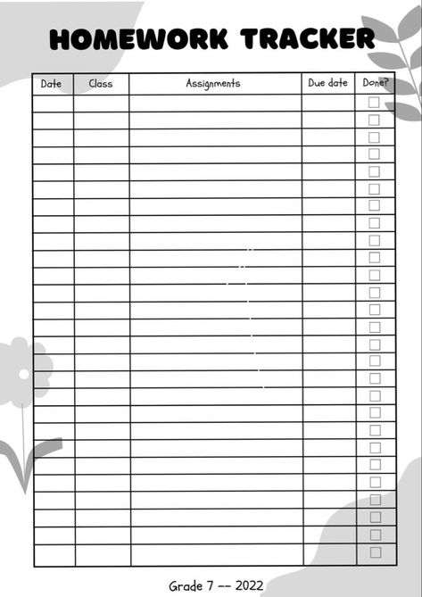 Homework tracker xodoplanner dark_academia_digital_planner #menuplanner #plannersetup Homework Notes Ideas, School Worksheets Aesthetic, Homework Tracker Aesthetic, Homework Tracker Printable Free, Homework Layout Ideas, Homework Planner Aesthetic, Studying Tracker, Homework Layout, Monthly Checklist Template