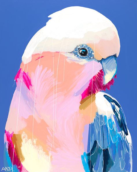 in stock – tagged "BIRDS" – Page 3 – Anya Brock Paint And Sip, Print Pink, Mark Making, Birds Painting, Paper Print, Box Art, Bird Art, Animal Paintings, Painting Inspiration