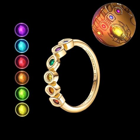 Smarter Shopping, Better Living! Aliexpress.com Infinity Stones Ring, Avengers Thanos, Stones Rings, Infinity Stones, Superhero Cosplay, Cosplay Jewelry, Pay Attention To Me, Infinity Jewelry, The Avengers