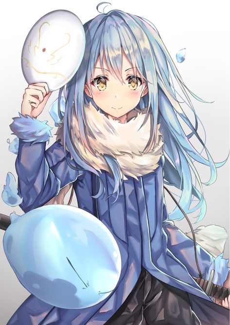 Pinterest Yuumei Art, Ken Anime, Humour Geek, Rimuru Tempest, Anime Meme, An Anime, Manga Drawing, Manga Girl, Blue Hair