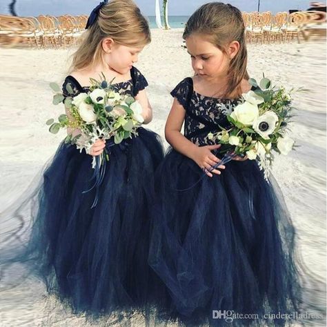 The beautiful flower girl dress which match the flowers-new navy blue lace arabic flower girl dresses cheap ball gown tulle child wedding dresses vintage little girl pageant dresses is offered in cinderelladress and on DHgate.com bridesmaid flower girls dresses along with color flower girl dresses are on sale, too. Navy Blue Flower Girl Dresses, Navy Flower Girl, Navy Blue Girls Dress, Flower Girl Dresses Navy, Kids Tutu Dress, Vintage Flower Girls, Flower Girl Dresses Vintage, Flower Girl Dresses Blue, Wedding Dresses For Kids