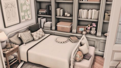 Student's cozy apartment ♡ | Patreon The Sims 4 Apartment, Sims 4 Apartment, Sims Pets, San Myshuno, Student Apartment, Play Sims 4, Sims 4 Bedroom, Aesthetic Apartment, Sims 4 House Building