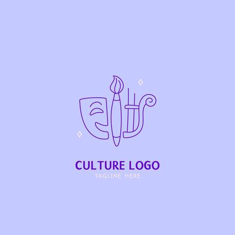 Cultural Logo Design, Logo Graphiste, Susan Kare, Culture Logo, Arts Logo, Association Logo, Creek Art, Community Logo, Logo Design Art