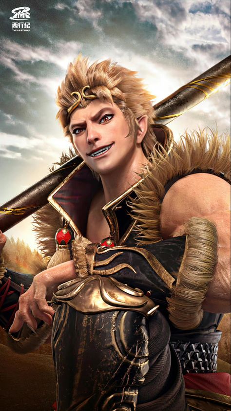 Sun Wokung, Fighter Rpg, Xi Xing Ji, Chinese Pot, Sun Wu Kong, Son Wukong, Monkey King Sun Wukong, Wu Kong, Handsome Monkey King