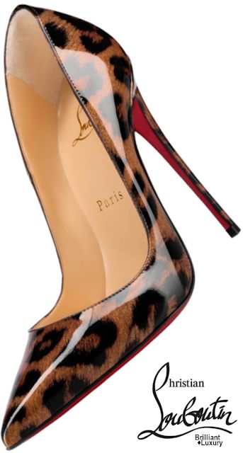 Brilliant Luxury♦Christian Louboutin So Kate Patent Glitter Leopard-Printed Stiletto Heel #shoes #pumps Loubuitton Shoes, So Kate Christian Louboutin, Expensive Heels, Christian Louboutin Glitter Heels, Christian Louboutin Shoes Outfit, Christian Louboutin Heels Outfit, Christian Louboutin Gold Heels, Leopard Louboutin Heels, Red Sole Heels Christian Louboutin Shoes