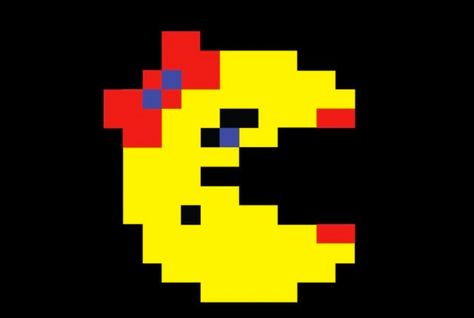 11 Fun Facts About Ms. Pac-Man  BY JANET BURNS Mrs Pacman, Ms Pacman, Vintage Video Games, Game Themes, Pac Man, Old Games, Video Game Characters, Tv Commercials, Tattoo You