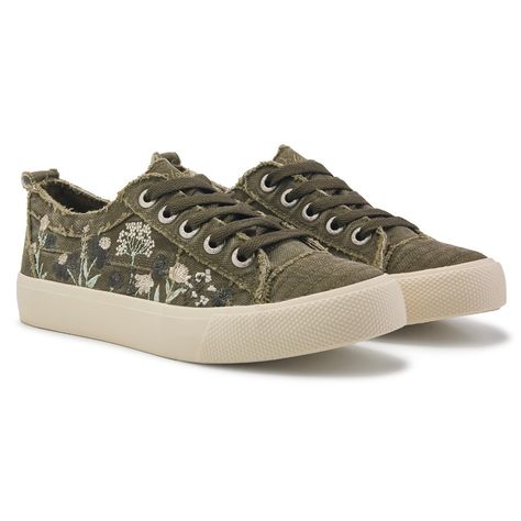 https://www.famousfootwear.com/product/blowfish-malibu-womens-vivid-lace-up-sneaker-1056106/olive-flowers-44277 Koolaburra By Ugg, Lace Up Sneakers, Famous Footwear, Womens Athletic Shoes, Girls Wear, Me Too Shoes, Sneakers Fashion, Womens Sneakers, Daily Wear