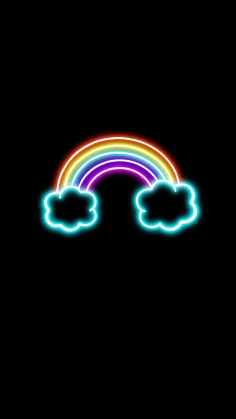 Black Rainbow Aesthetic, Neon Art Painting, Purple Mustang, Neon Wallpapers, Rainbow Tattoos, Iphone Wallpaper Pattern, Interesting English Words, Rainbow Aesthetic, Rainbow Wallpaper