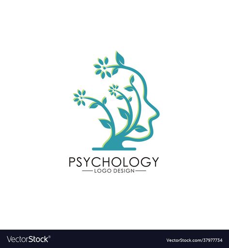 Psychiatry Logo, Psychiatrist Logo, Brain Growth, Abstract Science, Health Symbol, Logo Symbol, Leaf Logo, Psychiatry, Logo Design Inspiration