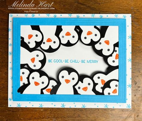 It's the Last Chance for the Penguin Builder Punch and it's 60% off! Head over to my blog to learn more on how to make this quick and easy penguin Christmas card! The kids/ grandkids will love it! Penguin Builder Punch, Penguin Punch, Christmas Card Penguin, Penguin Christmas Cards, Simple Christmas Cards, Penguin Christmas, Handmade Christmas Card, Easy Handmade, Homemade Christmas Cards