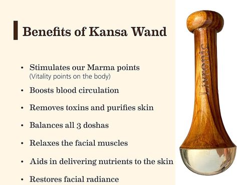 Benefits of Kansa Wand Implementing a daily facial massage with my Kansa Wand is now my favourite morning ritual, I have been using one for about 6 months now and every time my skin is left looking nourished, moisturized, plump and glowing😻 Kansa Wand, Ayurveda Beauty, Ayurvedic Healing, Remove Toxins, Facial Muscles, Beauty Boutique, Facial Massage, Body Massage, Cleansing Oil