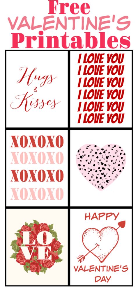 Valentine Subway Art Free Printable, Printable Valentine Decorations, Valentines Day Decorations Printables, Valentine's Printables Free, Valentines Templates Printables, Free Vintage Valentines Printables, Galantine Party, Valentines Day Free Printables, Happy Valentines Day Printable