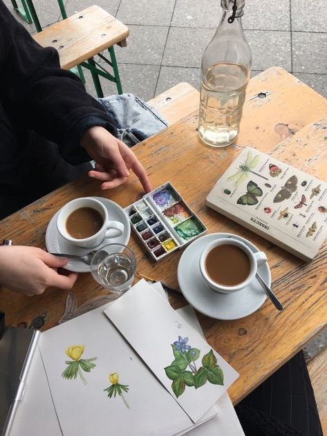 fantasy world on Twitter: "coffee and painting date… " Artsy Aesthetic, Artist Aesthetic, Taipei Taiwan, Instagram Worthy, Taipei, Top 20, Aesthetic Art, Dream Life, No. 2