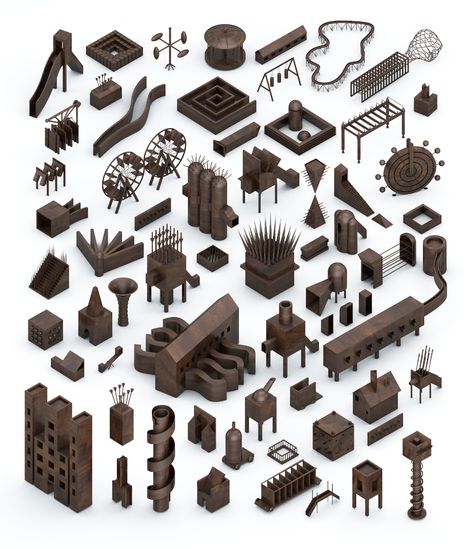 The John Hejduk Equivalent to the Utah Teapot — ADRIANNE NGAM John Hejduk, Architecture Concept Diagram, Concept Diagram, Architecture Concept Drawings, Mood Light, Architecture Student, Architecture Illustration, Architecture Presentation, Light Texture