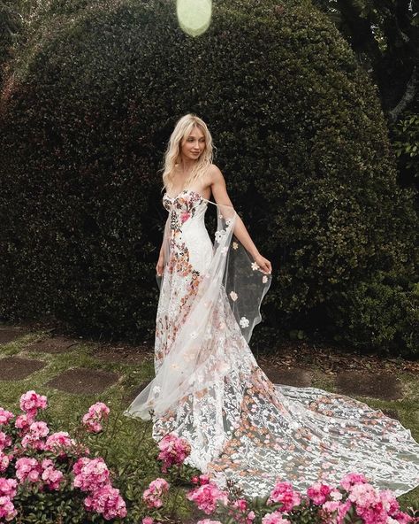 Rue De Seine Wedding Dresses (@ruedeseinebridal) • Instagram photos and videos Lace Wedding Dress Strapless, Maternity Bridal Gowns, Wedding Dress Strapless, Strapless Lace Wedding Dress, Bright Palette, Vibrant Florals, Bohemian Wedding Dress Lace, Bespoke Wedding Dress, Bridal Gowns Mermaid