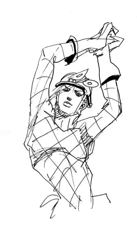 Jjba Doodles, Araki Sketches, Jojo Doodles, Araki Doodles, Araki Hirohiko, Diego Brando, Hirohiko Araki, Steel Ball Run, Jojo Art