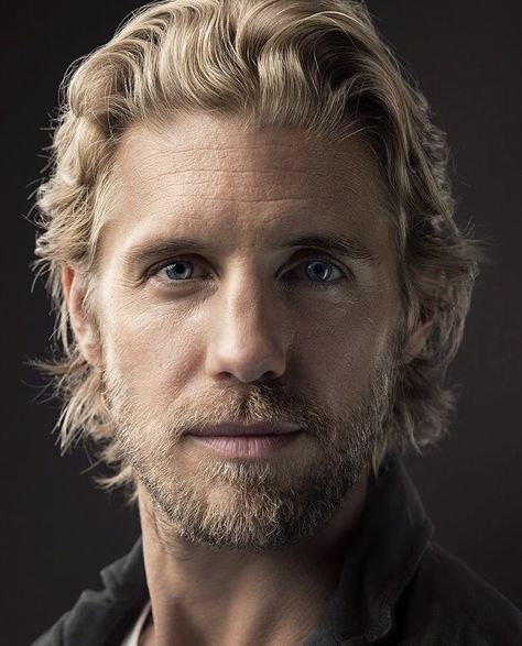 Joe Anderson, Matt Barr, Waves Hairstyle Men, Blonde Beard, Character Inspiration Male, Blonde Guys, Man Character, Long Blonde, Male Face